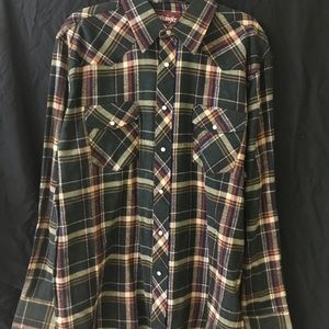 Men’s Wrangler Western Flannel Shirt